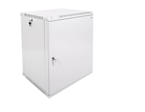 Шкаф телекоммуникационный настенный ЦМО ШРН-Э, 19", 15U, 742х600х520 мм (ВхШхГ), дверь: металл, разборный, цвет: серый
