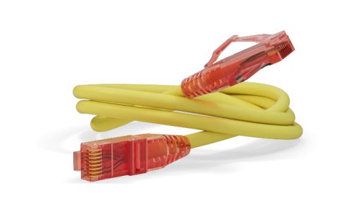 Шнур коммутационный Hyperline PC-LPM-UTP-RJ45-RJ45-C5e-0.15M-LSZH-YL