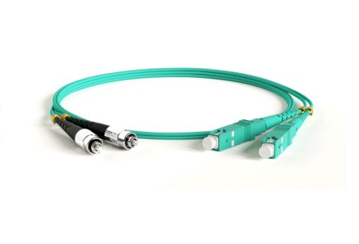 Коммутационный шнур оптический Hyperline FC-D2-503-FC/PR-SC/PR-H-8M-LSZH-AQ