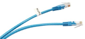 Шнур комм. Panduit, кат. 5е, неэкр., U/UTP, RJ45/RJ45, 100 МГц, PVC, AWG24, 0.5м, синий