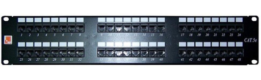 Коммутационная патч-панель Lanmaster LAN-PP48UTP5E