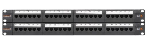 Коммутационная патч-панель Nikomax NMC-RP48UE2-2U-BK