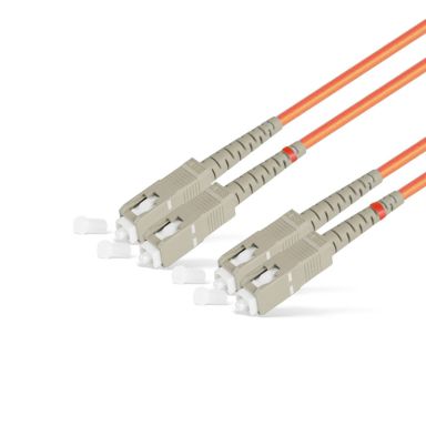 Коммутационный шнур оптический Hyperline FC-D2-62-SC/PR-SC/PR-H-30M-LSZH-OR
