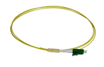 Пигтейл Legrand LCS3, LC/APC, OS1/OS2, 1х2м, зелёный хвостовик, цвет: жёлтый