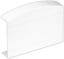 Переходник Efapel Серия 10, на защелках, для кабель-канала, 110х34 мм (ШхГ), цвет: белый, (безгалогеновый) 