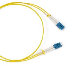 (Архив)Комм. шнур оптический Hyperline, Duplex LC/LC (UPC), OS2 9/125, LSZH, 5м, цвет: жёлтый