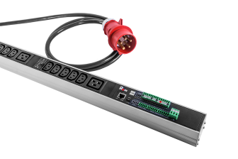 Блок распределения питания Rem Rem-2MC, IEC С13 х30, IEC С19 х6, шнур 3м, 1820х45х60 мм(ВхШхГ), 32А, 1ф, вход IEC 309 32A 2P+E, алюминий, Linux, монит