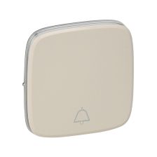 Клавиша для выключателя Legrand Valena Allure, 1, 58х51 мм (ВхШ), цвет: слоновая кость, символ "звонок", (LEG.755016)
