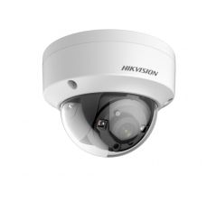 Аналоговая видеокамера HIKVISION, купольная, улица, 5Мп, 2560х1944, ИК, AHD; CVBS; CVI; TVI, об-в:2,8мм, DS-2CE57H8T-VPITF (2.8mm)