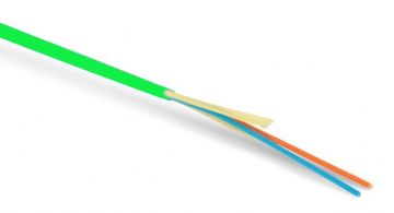 (Архив)Кабель ВО Belden Tight Buffer,  2хОВ, OM4 50/125, FRNC/LSNH, Ø 2мм, внутри зданий, небронированный, цвет: зелёный