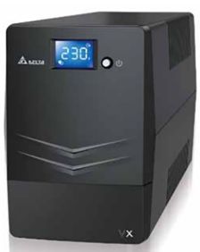 ИБП Delta Agilon VX, 1500ВА, линейно-интерактивный, напольный, 130х182х320 (ШхГхВ), 230V, 3U,  однофазный, (UPA152V210035)