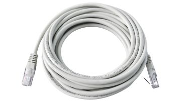 Шнур комм. BNH, кат. 5е, неэкр., U/UTP, RJ45/RJ45, 100 МГц PVC, AWG24 5м, серый