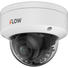 Сетевая IP видеокамера iFlow VALUE, купольная, улица, 4Мп, 1/1,8’, 2688×1520, 25к/с, ИК, цв:0,001лк, об-в:4мм, F-IC-2446CMS(4mm)
