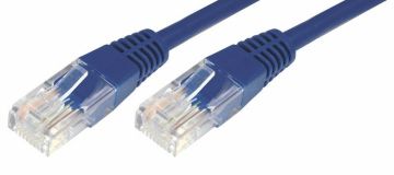 Шнур комм. Rexant, кат. 5е, неэкр., RJ45/RJ45, 100 МГц PVC, 1.5м, синий, Тип экрана кабеля UTP