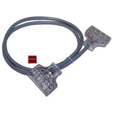 Шнур комм. телефонный Lanmaster, 110/110, кат. 6, пар: 4, PVC, 1м, серый