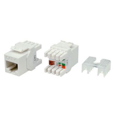 Модуль Hyperline KJ8-8P8C-C6-180-WH