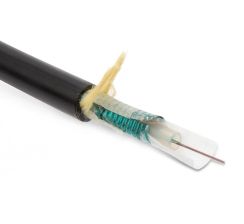 (Архив)Кабель ВО Hyperline Central Tube, 4хОВ, , PE, Ø 12,2мм, цвет: чёрный