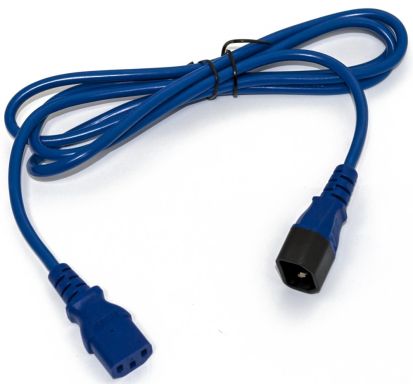 Шнур для блока питания Hyperline PWC-IEC13-IEC14-5.0-BL