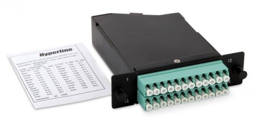 Кассета MPO Hyperline FO-CSS-W120H32-9-2MTPM-24LC-BL
