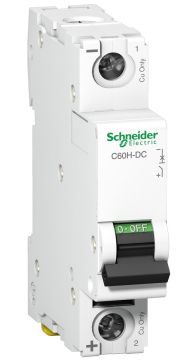 Автоматический выключатель Schneider Electric Acti 9, 2 модуль, DC класс, 1P, 50А, 6кА, (A9N61518)