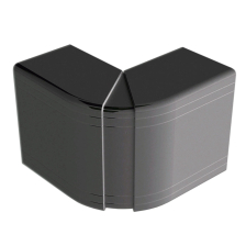 Изменяемый угол DKC In-Liner Front, внешний, для кабель-канала, 110х50 мм (ВхШ), цвет: чёрный