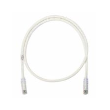 Шнур комм. Panduit, кат. 6, неэкр., U/UTP, RJ45/RJ45, PVC, AWG24, 3м, белый