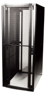 (Архив)Шкаф серверный напольный Siemon V800, IP20, 42U, 2013х800х1200 мм (ВхШхГ), дверь: перфорация, боковая панель: сплошная, разборный, цвет: чёрный