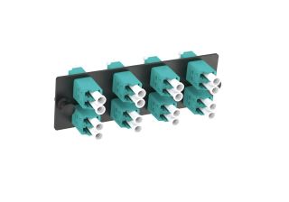 (Архив)Планка Panduit Opticom, OS1/OS2, 8 х LC, Duplex, предустановлено 8, для слотовых панелей, цвет: синий