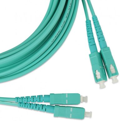 Коммутационный шнур оптический Hyperline FC-D2-503-SC/PR-SC/PR-H-30M-LSZH-AQ