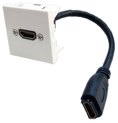 Вставка Lanmaster LAN-SIP-23HDMI-WH