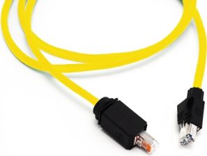 (Архив)Шнур комм. односторонний Nexans LANmark Industry, кат. 6, экр., S/FTP, RJ45, PVC, 10м, жёлтый, Односторонний