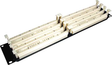 Кросс-панель Cabeus, 19", 2HU, 200x110, цвет: белый, (CP-200P-110TYPE), без модулей