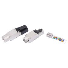 Коннектор DKC RAM telecom, RJ45, кат. 6, экр., 1 шт, цвет: серебристый, полевой