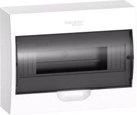 Щит электрический настенный Schneider Electric Easy9, IP40, 1ряд.  18мод., с клеммным блоком, дверь: прозрачная, цвет: белый, (полиэстер)