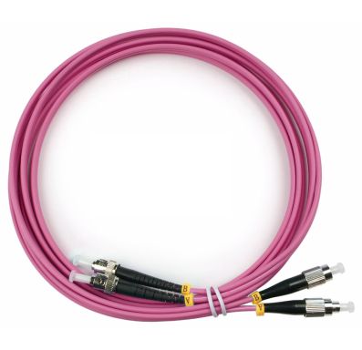 Коммутационный шнур оптический Cabeus FOP-50-OM4-FC-ST-3m