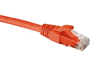 Шнур комм. Eurolan, кат. 5е, неэкр., U/UTP, RJ45, LSZH, AWG26 0.3м, красный