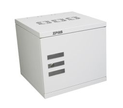 (Архив)Шкаф телекоммуникационный настенный Zpas Z-BOX, 19", 15U, 765х600х400 мм (ВхШхГ), дверь: металл, разборный, цвет: серый