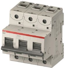 Автоматический выключатель ABB S803S, 3 модуль, KM класс, 3P, 20А, 50кА, (2CCS863001R0486)