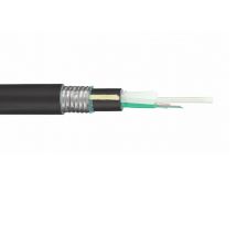 Кабель ВО Eurolan L04 Loose tube,  24хОВ, OM2 50/125, PE, Ø 12,4мм, снаружи зданий в грунт, металлический, цвет: чёрный