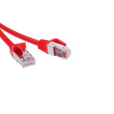 Шнур комм. DKC, кат. 5е, экр., F/UTP, RJ45/RJ45, LSZH, AWG26 10м, красный, гибкий, многожильный