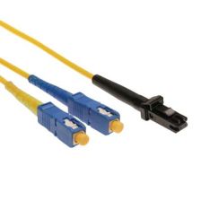 (Архив)Комм. шнур оптический Hyperline, Duplex SC/MTRJM, OS2 9/125, LSZH, 5м, цвет: жёлтый
