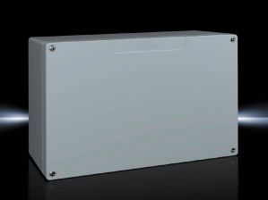 Шкаф электротехнический настенный Rittal, IP66, 233х334х111 мм (ВхШхГ), дверь: металл, алюминий, цвет: серый
