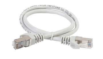 Шнур комм. ITK, кат. 5е, экр., FTP, RJ45/RJ45, PVC, 2м, серый