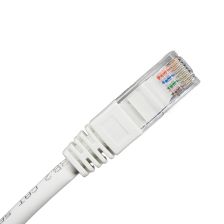 Шнур комм. BNH, кат. 5е, неэкр., U/UTP, RJ45/RJ45, 100 МГц LSZH, AWG24 0.5м, белый