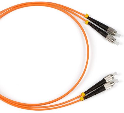 Коммутационный шнур оптический Hyperline FC-D2-62-ST/PR-ST/PR-H-20M-LSZH-OR