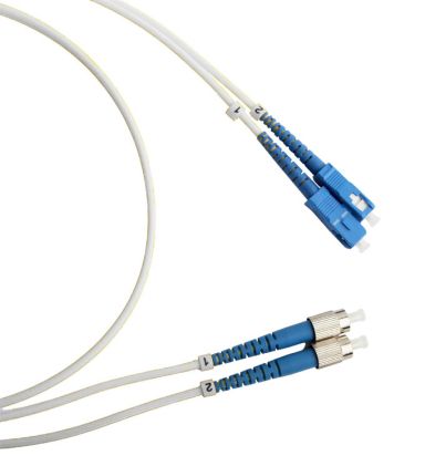 Коммутационный шнур оптический Hyperline FC-D2-9A1-FC/UR-SC/UR-H-3M-LSZH-WH