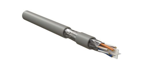 Кабель интерфейсный промышленный Hyperline IFUTP4-C6-S23/1-FRPVC-GY