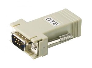 Проходной адаптер (coupler) Aten, RJ45/DB9, Female/Male, неэкр., 1 шт, цвет: серый, +8 штырьков в DB9, цвет разъёма: синий