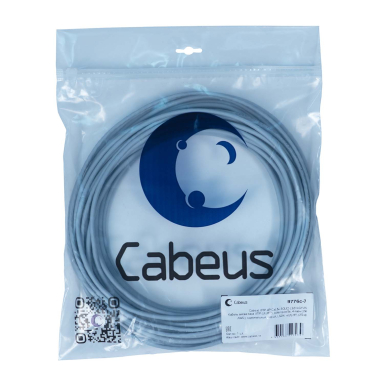 Кабель витая пара Cabeus UTP-4P-Cat.5e-SOLID-LSZH-GY-25