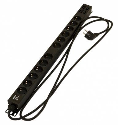 Блок распределения питания Hyperline SHE-12SH-2IEC-2.5EU